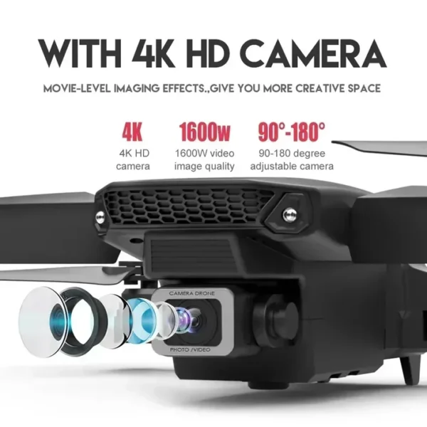 E88Pro RC Drone 4K Professinal Camera - Image 2